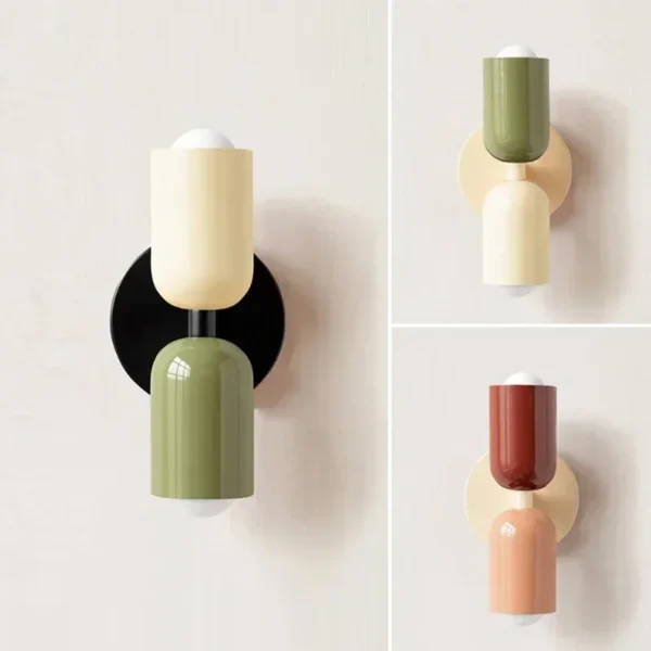 Colorful Bedside Wall Lamp Nordic