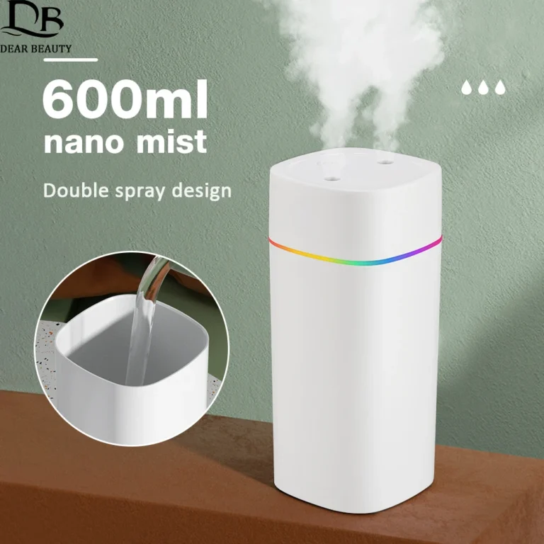 600ML Air Humidifier Double Spray Port