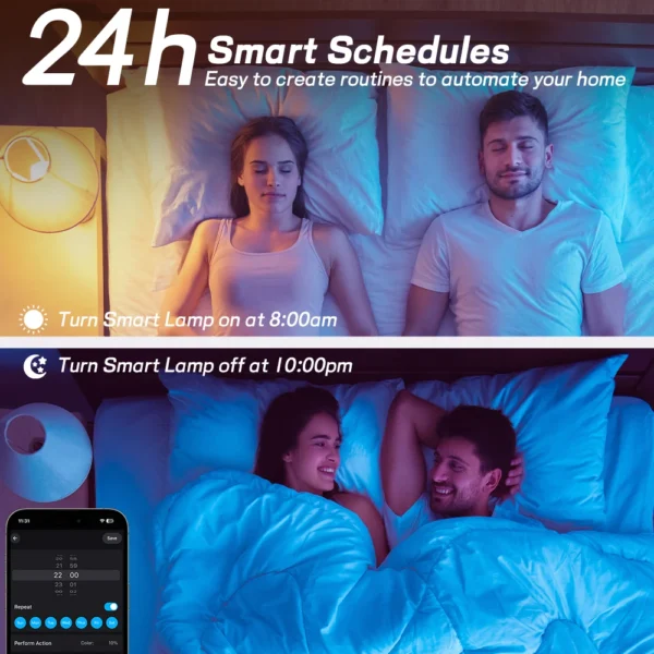 LED Smart Bulb E27 100-240V Color Changing LED Bulb