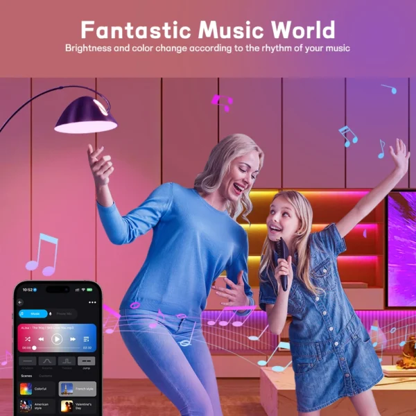 LED Smart Bulb E27 100-240V Color Changing LED Bulb