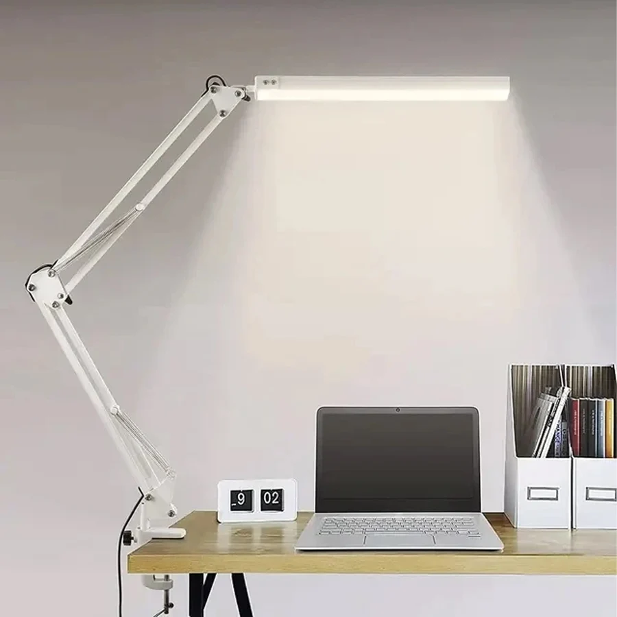 LED Desk Lamp with Clamp Swing Arm
